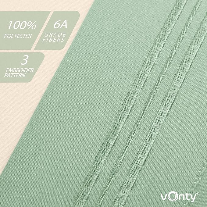Vonty 2 Pack King Pillow Cases - Image 7