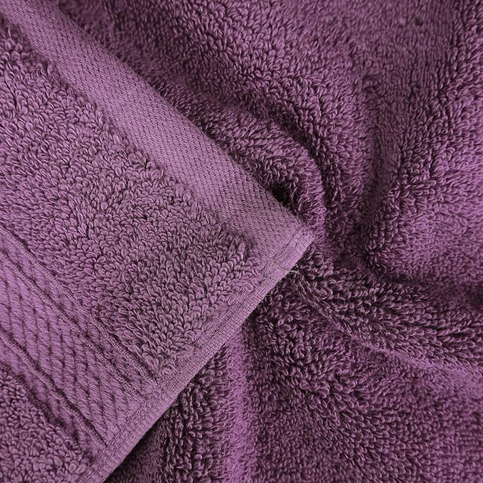 SUPERIOR Egyptian Cotton Pile 8 Piece Towel Set, Includes 2 Bath, 2 Hand - Image 7