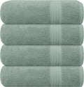 GLAMBURG Premium Cotton 4 Pack Bath Towel Set by GLAMBURG
