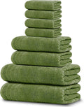 Tens Towels Pack of 8 Towels Set, 2 Extra Large Bath, 2 Hand, 4 Washcloths by TensTowels