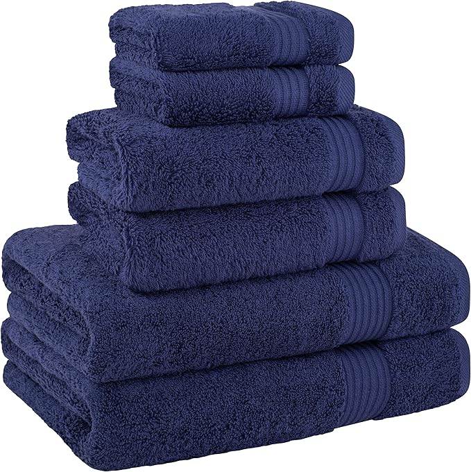 Cotton Paradise 6 Piece Towel Set 100% Cotton Soft Absorbent Turkish Towels - Image 5