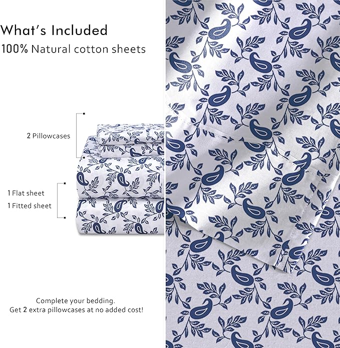 RUVANTI 4 Pcs Cotton Sheets - Image 4