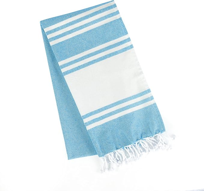 Goroly Home Cotton Turkish Peshtemal Beach Towel, Extra Large, Thin Quick Dry - Image 5