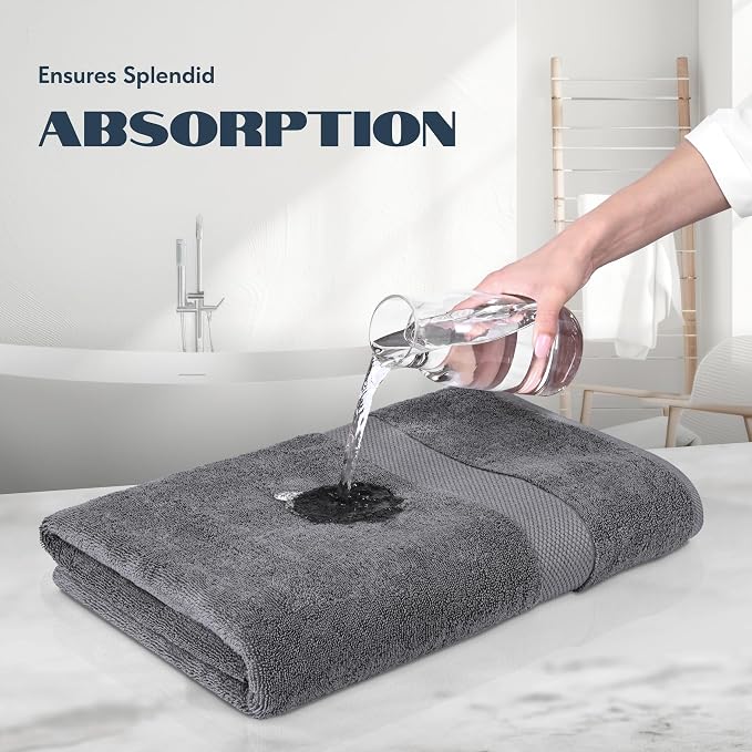 White Classic Luxury Soft Bath Sheet Towels - Image 5