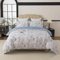 FADFAY Duvet Cover Set Queen Floral Bedding Percale Cotton 600 TC Classical by CottonWorldSweetDream