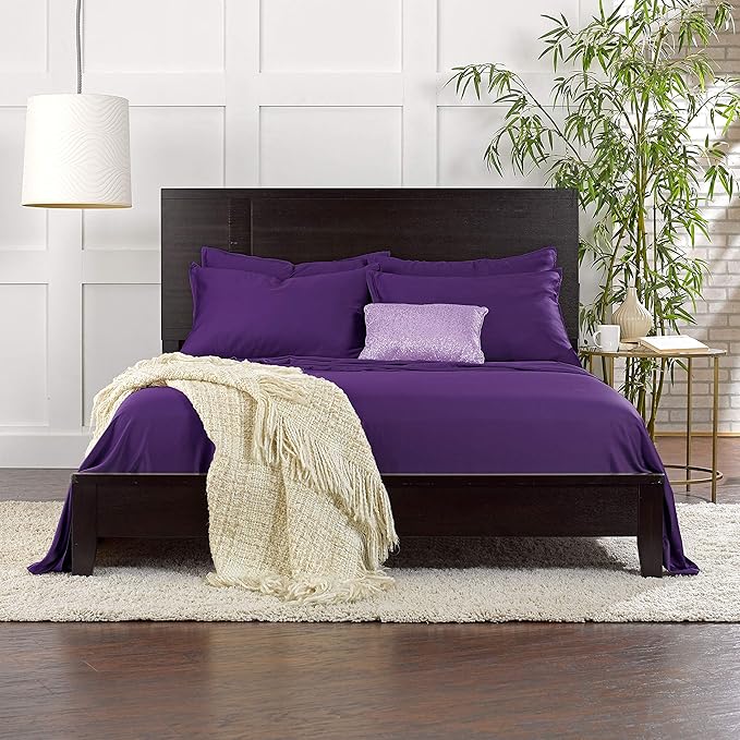 King Pillowcases by Pure Bamboo, Genuine 100% Organic Viscose Derived from - Image 6