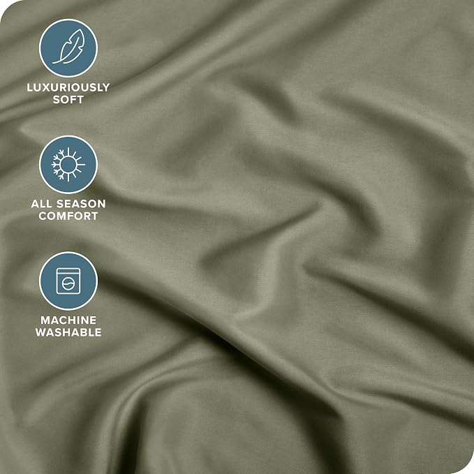 Bare Home Fitted Bottom Sheet King Size - Image 2