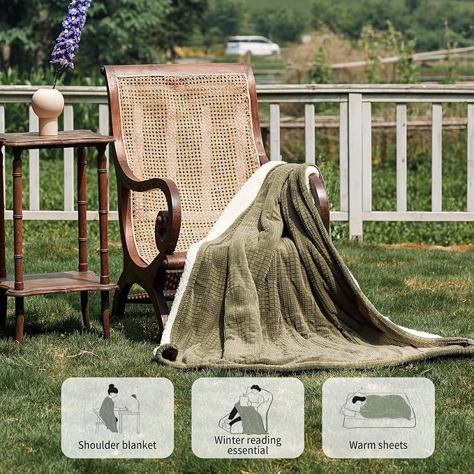 Texciting Heated Blanket Electric Blanket Throw 50''X60''-Heating Throw - Image 4