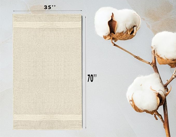 Softolle 100% Cotton Luxury Bath Sheets - Image 4