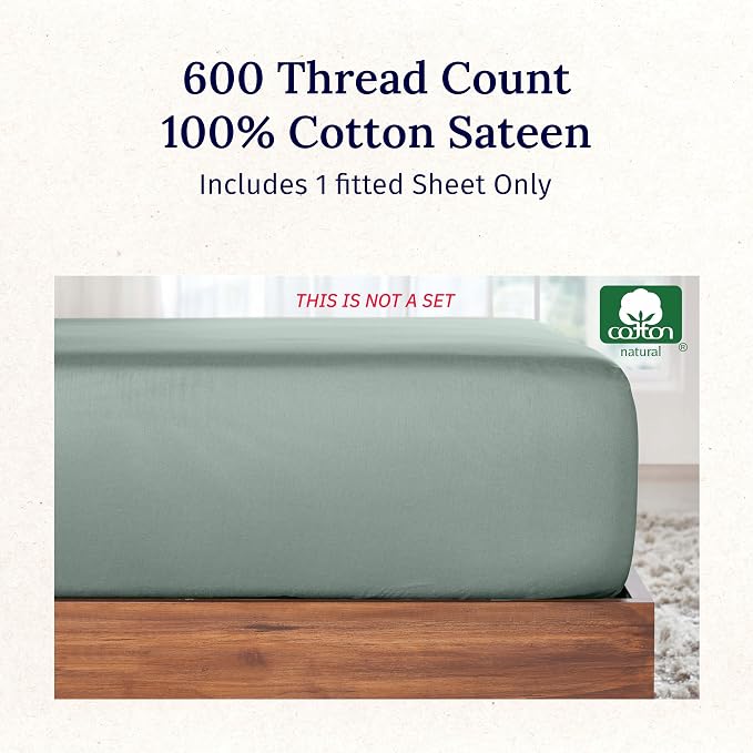 California Design Den Queen Size Fitted Sheet Only - Image 4