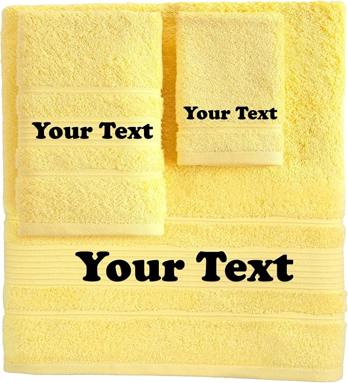 Personalize Your Towels with Custom Embroidery: Names, and Initials. Perfect - Image 2