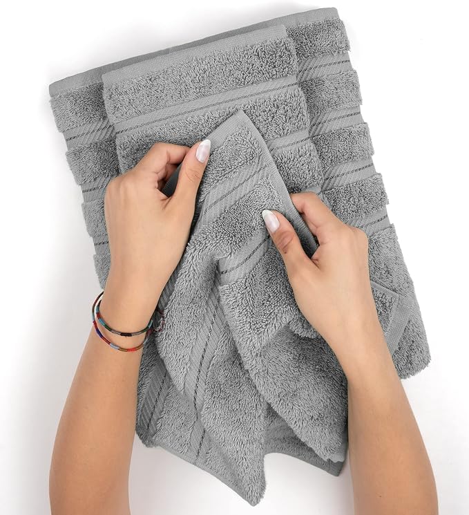 American Soft Linen Premium 3 Piece Towel Set, 1 Bath Towel 1 Hand Towel 1 - Image 5