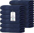 Commercial Bulk Pack of 12 Small Bath Towels – 100% Cotton Terry 24" x 46" – by TEXCRAFT
