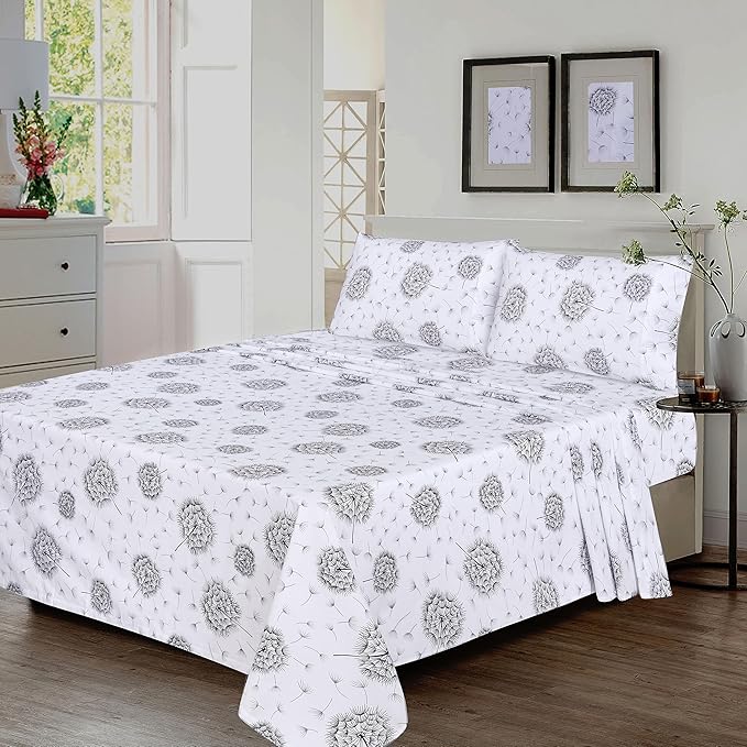 RUVANTI 100% Cotton Sheets – Queen Size Percale Bedding, Cooling & Breathable - Image 2