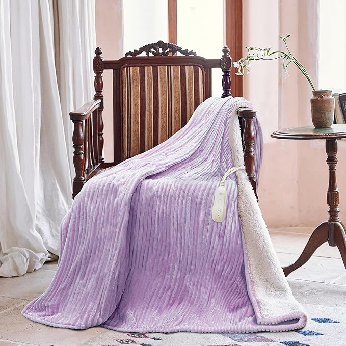 Texciting Heated Blanket Electric Blanket Throw 50”X60”-Heating Throw - Image 2