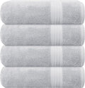 GLAMBURG Premium Cotton 4 Pack Bath Towel Set by GLAMBURG