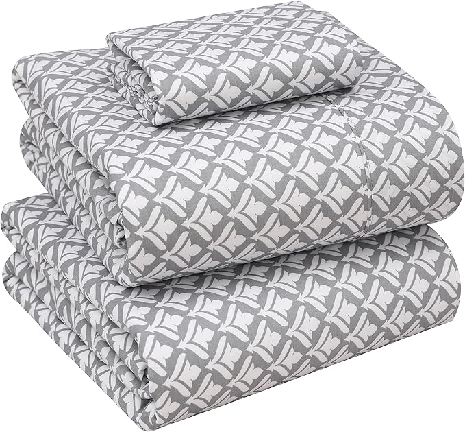 RUVANTI 100% Cotton Sheets – Twin Size Percale Bedding, Cooling & Breathable by Ruvanti