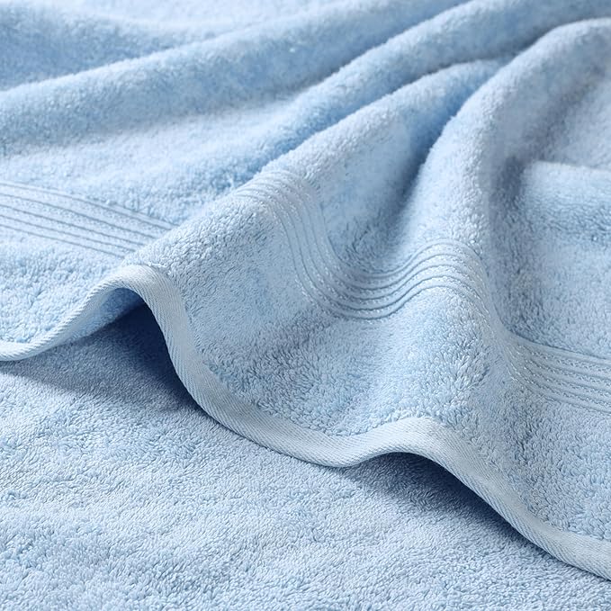 Superior Egyptian Cotton 9-Piece Towel Set, Guest Bath Decor Essentials - Image 3