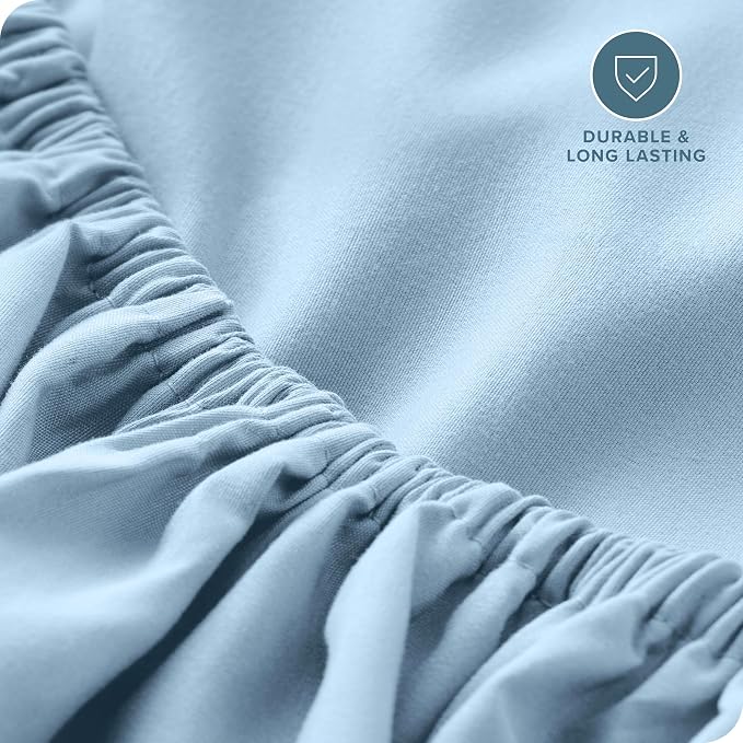 Bare Home Fitted Bottom Sheet Queen Size - Image 5