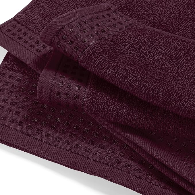 GLAMBURG Ultra Soft 3 Pack Cotton Towel Set, Contains a Bath Towel 28x55 inch - Image 2