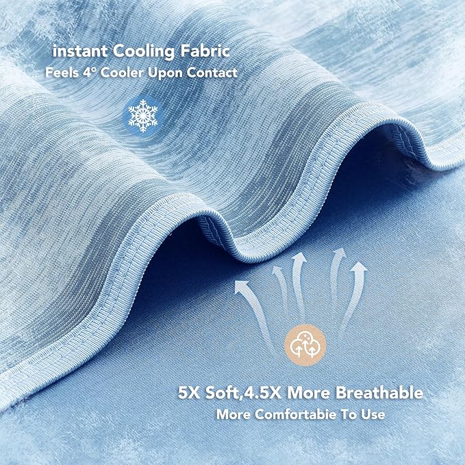 GOHERO Cooling Blanket Queen Size- 90"x90" Summer Cooling Throw Blanket - Image 5