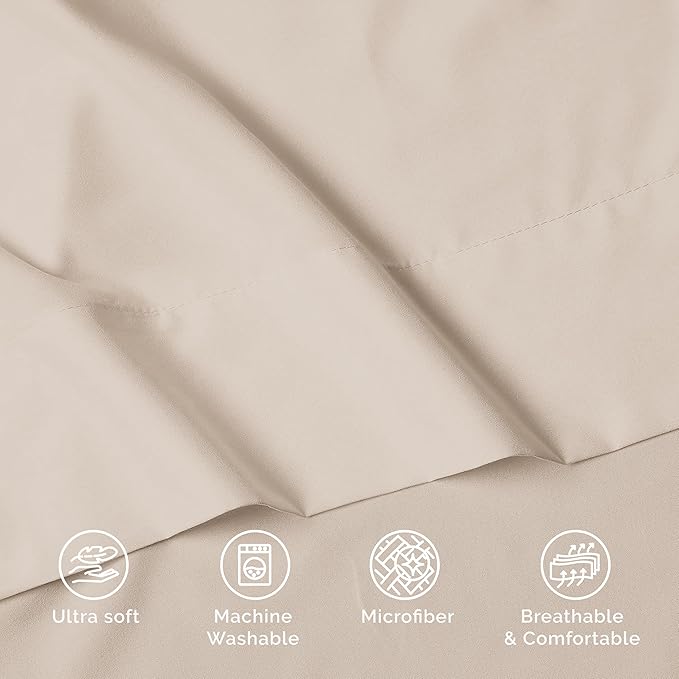 Luxury Flat Sheet on Amazon Elegant Comfort Wrinkle-Free 1500 Premier Hotel - Image 7
