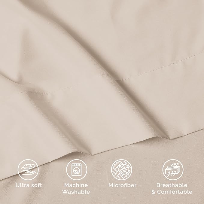 Luxury Flat Sheet on Amazon Elegant Comfort Wrinkle-Free 1500 Premier Hotel - Image 8