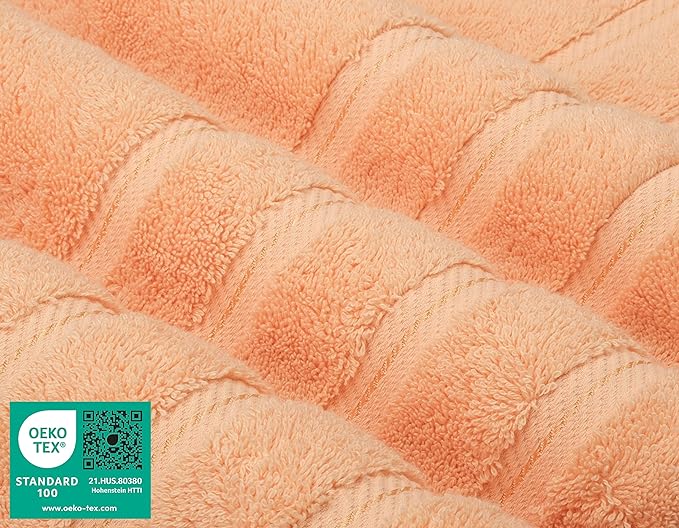 American Soft Linen Luxury 4 Piece Bath Towel Set, 600 GSM 100% Cotton Turkish - Image 3