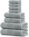 Tens Towels Pack of 8 Towels Set, 2 Extra Large Bath, 2 Hand, 4 Washcloths by TensTowels
