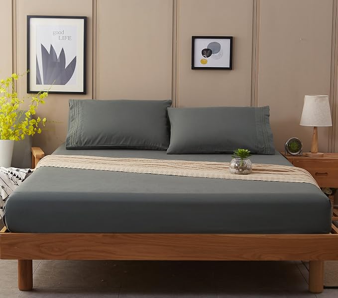 SONORO KATE Bed Sheet Set Super Soft Microfiber 1800 Thread Count Luxury - Image 8