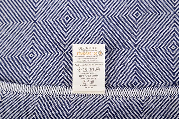 Bersuse 100% Cotton Milas XL Throw Blanket - Image 9