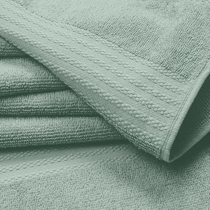 GLAMBURG Premium Cotton 4 Pack Bath Towel Set - Image 2