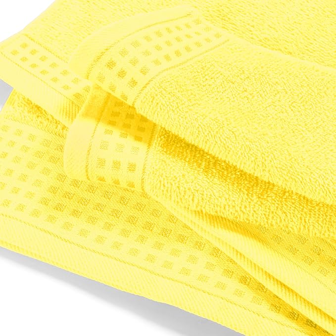 GLAMBURG Ultra Soft 3 Pack Cotton Towel Set, Contains a Bath Towel 28x55 inch - Image 2