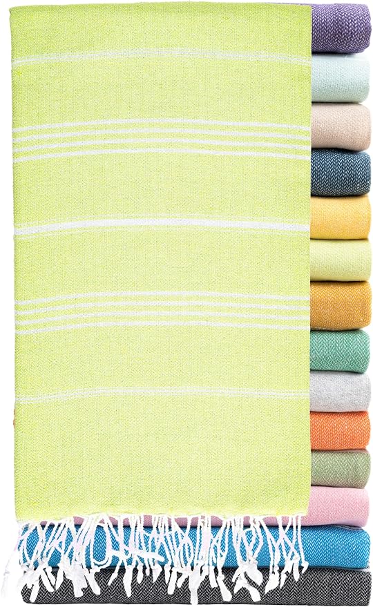 Ray Silver Turkish Beach Towel – 100% Cotton 40x71 Quick Dry Oversized Sand by RaySilver