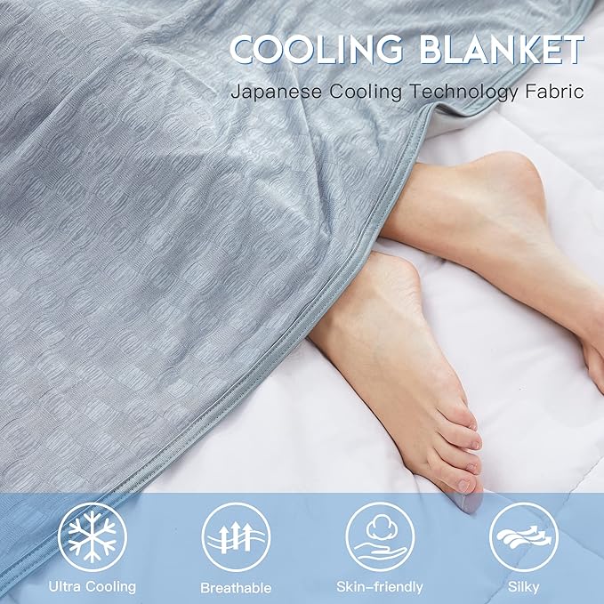 AmyHomie Cooling Blanket, Summer Blankets - Image 3