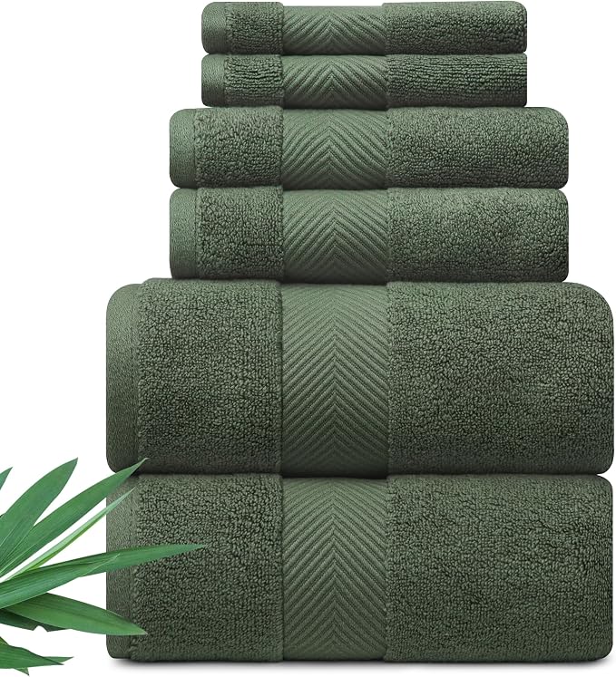 Alusa Home Ultra Soft & Plush Viscose from Bamboo Bath Towels by AlusaHome