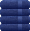 GLAMBURG Premium Cotton 4 Pack Bath Towel Set by GLAMBURG