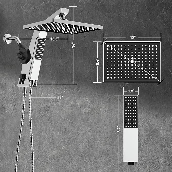 MakeFit Filtered Rain Shower Head - Image 8