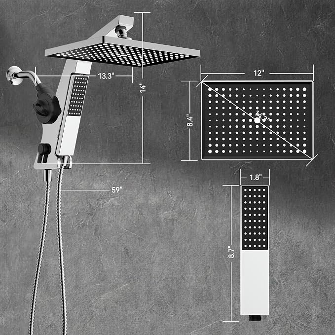 MakeFit Filtered Rain Shower Head - Image 8