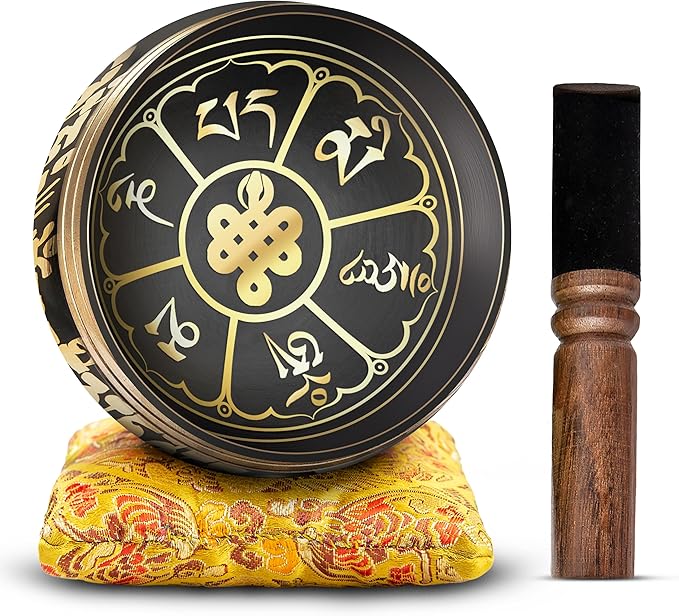 Tibetan Singing Bowl Set Bronze - Image 2