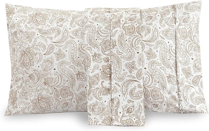 Elegant Comfort Pattern Printed Pillowcases 2-Piece Set Egyptian Quality - Image 2