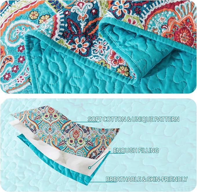 BEDIFANY Cotton Queen Quilt Set - Image 9