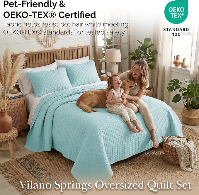 Southshore Fine Living, Inc. Oversized King Quilt Bedding Set, Microfiber - Image 5