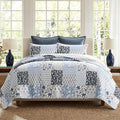 EverGrace Cotton Quilt Set King Size, 100% Cotton Reversible Lightweight by EverGrace