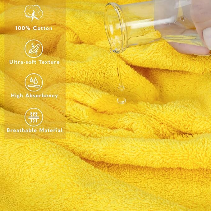 American Soft Linen 35x70 Jumbo Large Bath Towel, 600 GSM 100% Cotton Turkish - Image 4