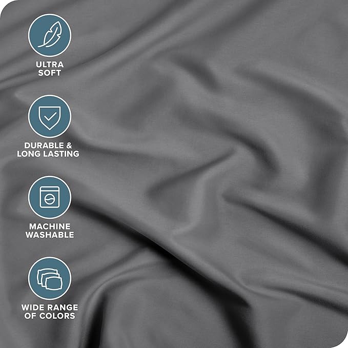 Bare Home 2-Pack Fitted Bottom Sheets Full - Image 2