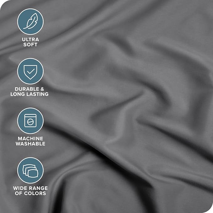 Bare Home 2-Pack Fitted Bottom Sheets - Image 2