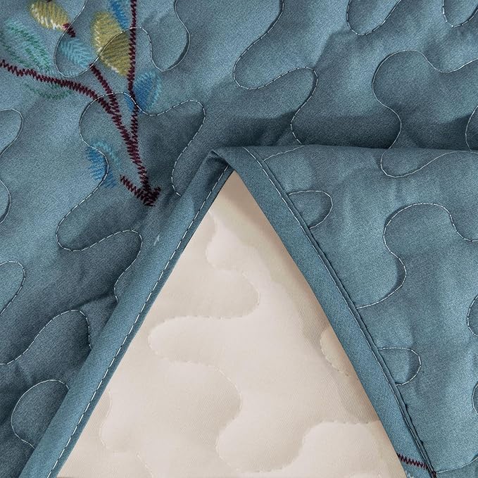 Exclusivo Mezcla 50"x 60" Quilted Throw Blanket- Microfiber Quilt Throw - Image 3