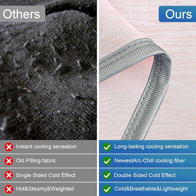 KMUSET Cooling Blanket Queen Size, Double Sided Summer Cooling Blankets - Image 6