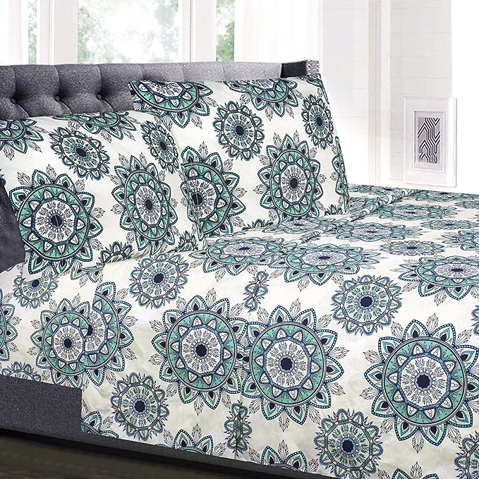 Queen Size Bed Sheets by SweetHomeCollection
